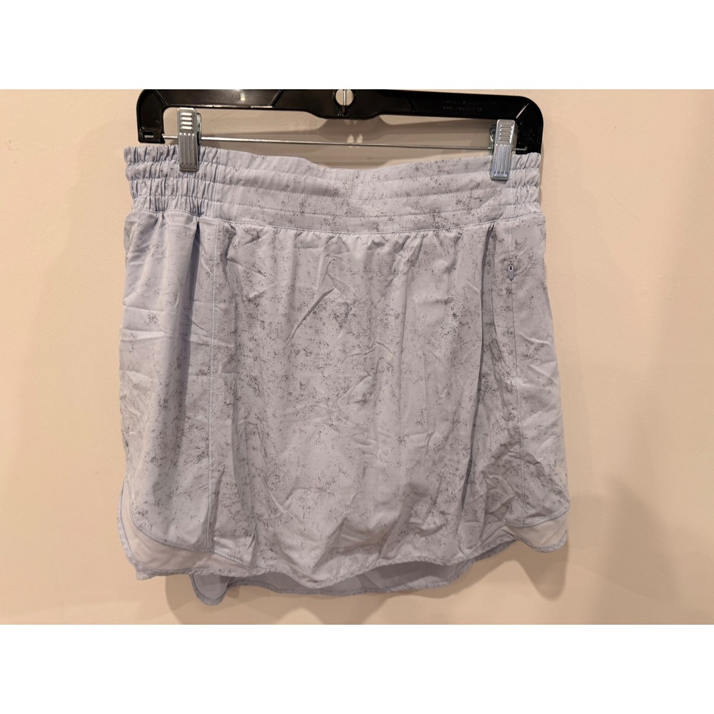Lululemon Pace Rival Skirt Iced Iris Black Speckled‎ Skort EUC 10